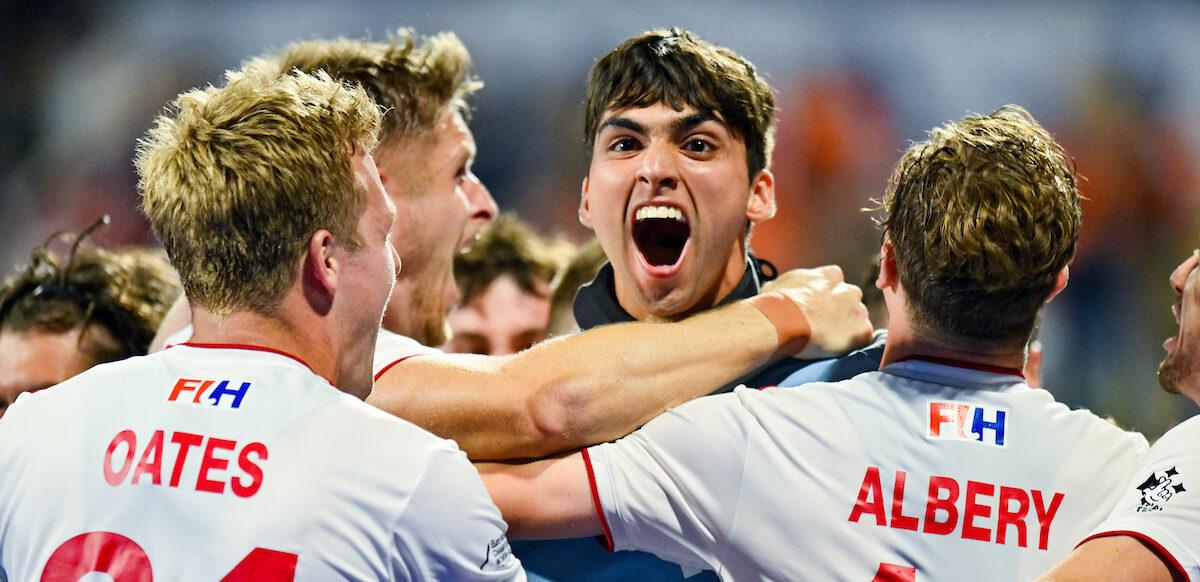 England’s perfect shoot-out earns first men’s final spot for 14 years