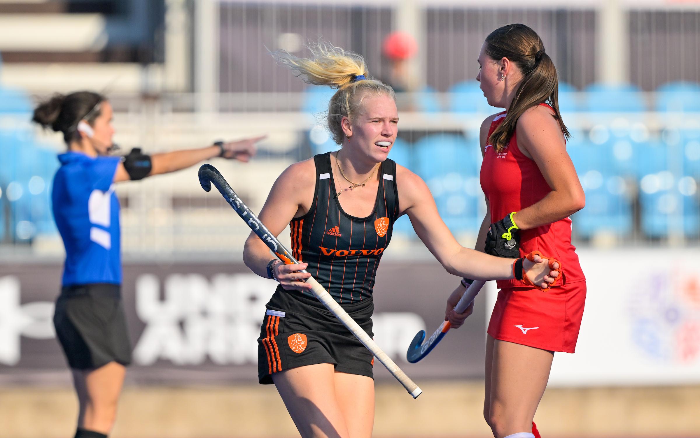 Netherlands’ magic eight sets up women’s JWC final date but Panthers denied