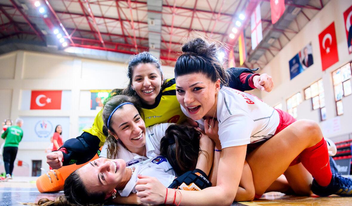 Düsseldorf, Racing, Gaziantep Polisgücü SK and Sumchanka in the semi-final games