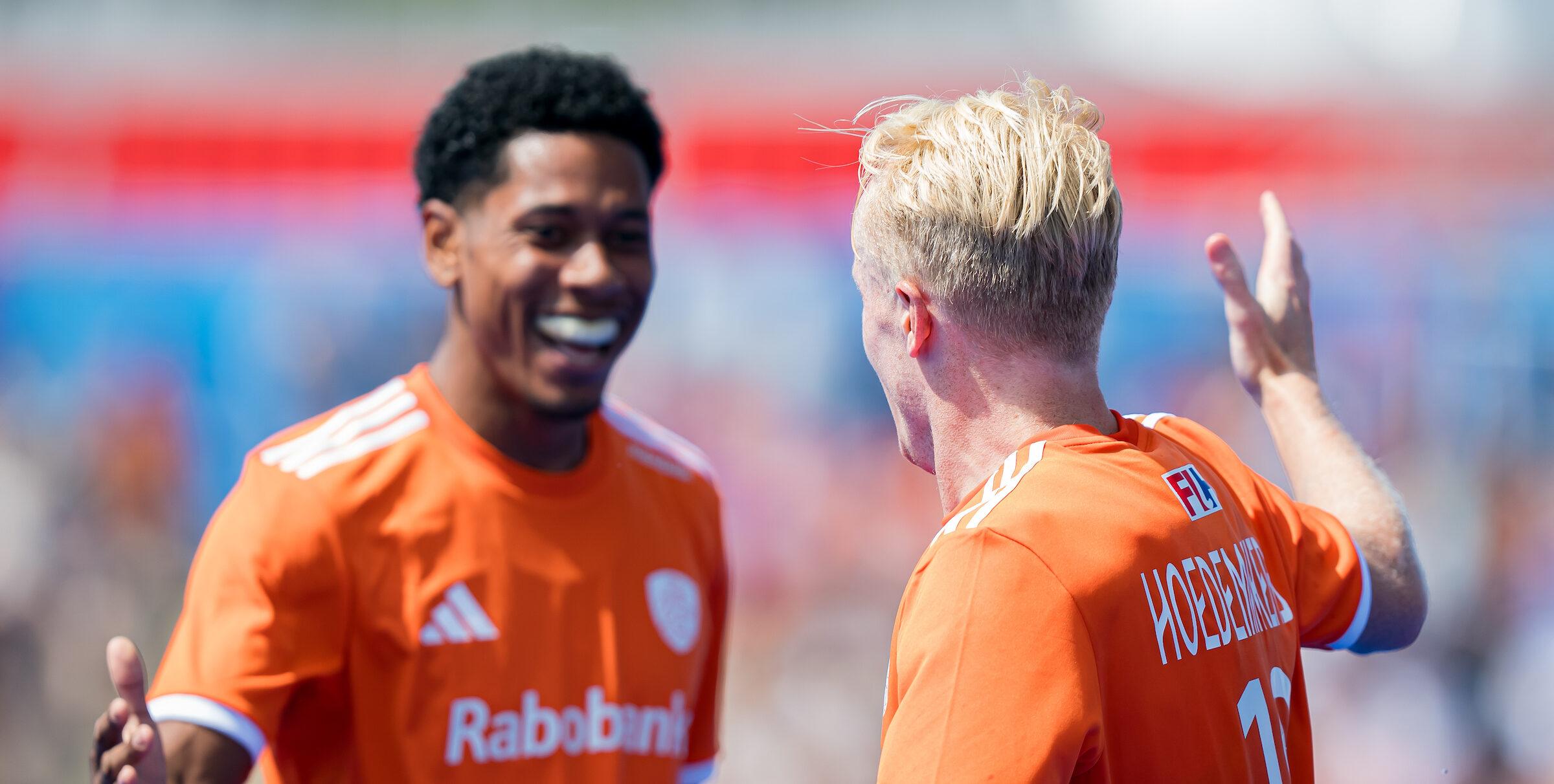 Netherlands open title defence in powerful fashion