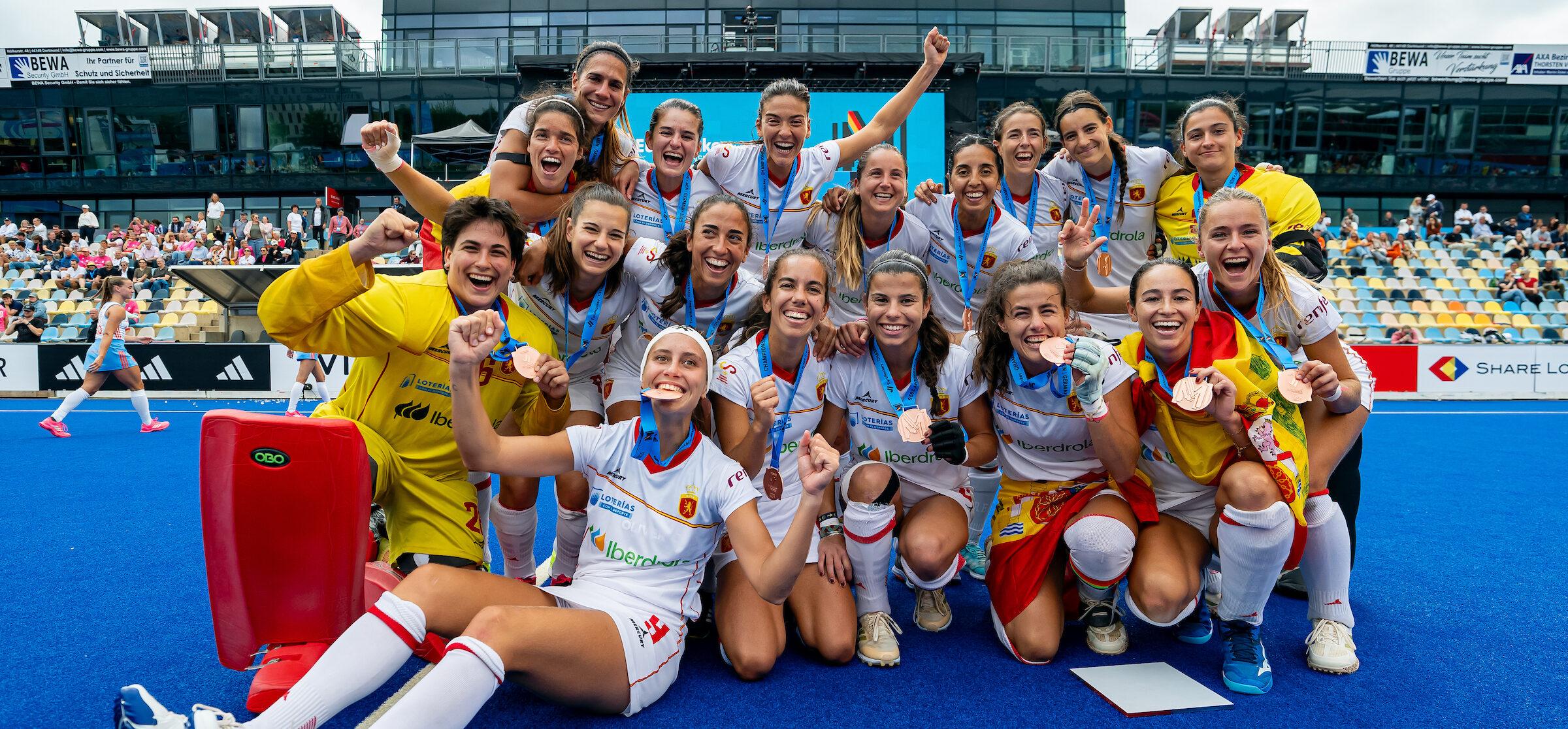 Perez saves Spain’s way to women’s EHC bronze