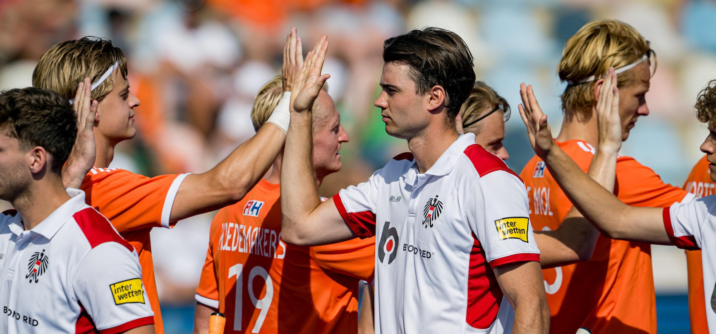 Bijen’s hat trick sees Dutch ease to Pool A top spot