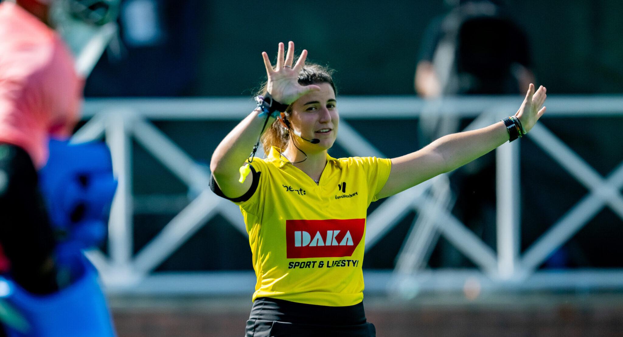 Ana Ortega’s dream weekend: from UDP graduation to EHL debut alongside umpiring hero