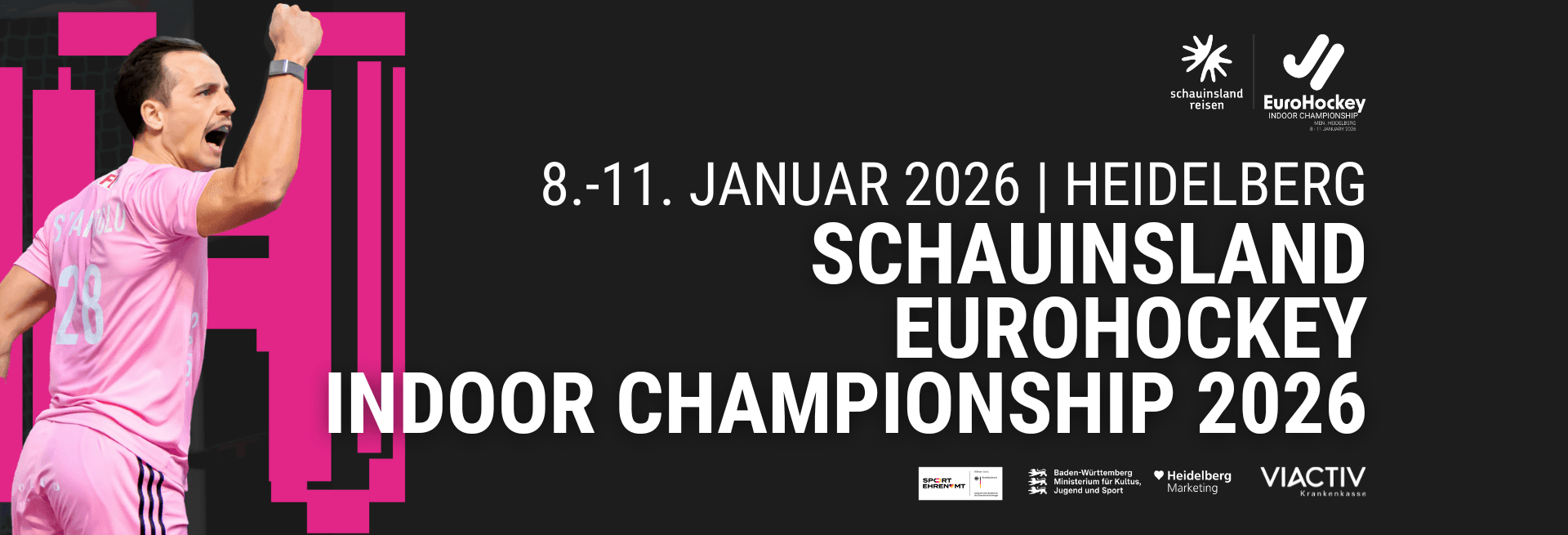 schaunisland reisen  named title sponsor of men’s EuroHockey Indoor Championship 2026
