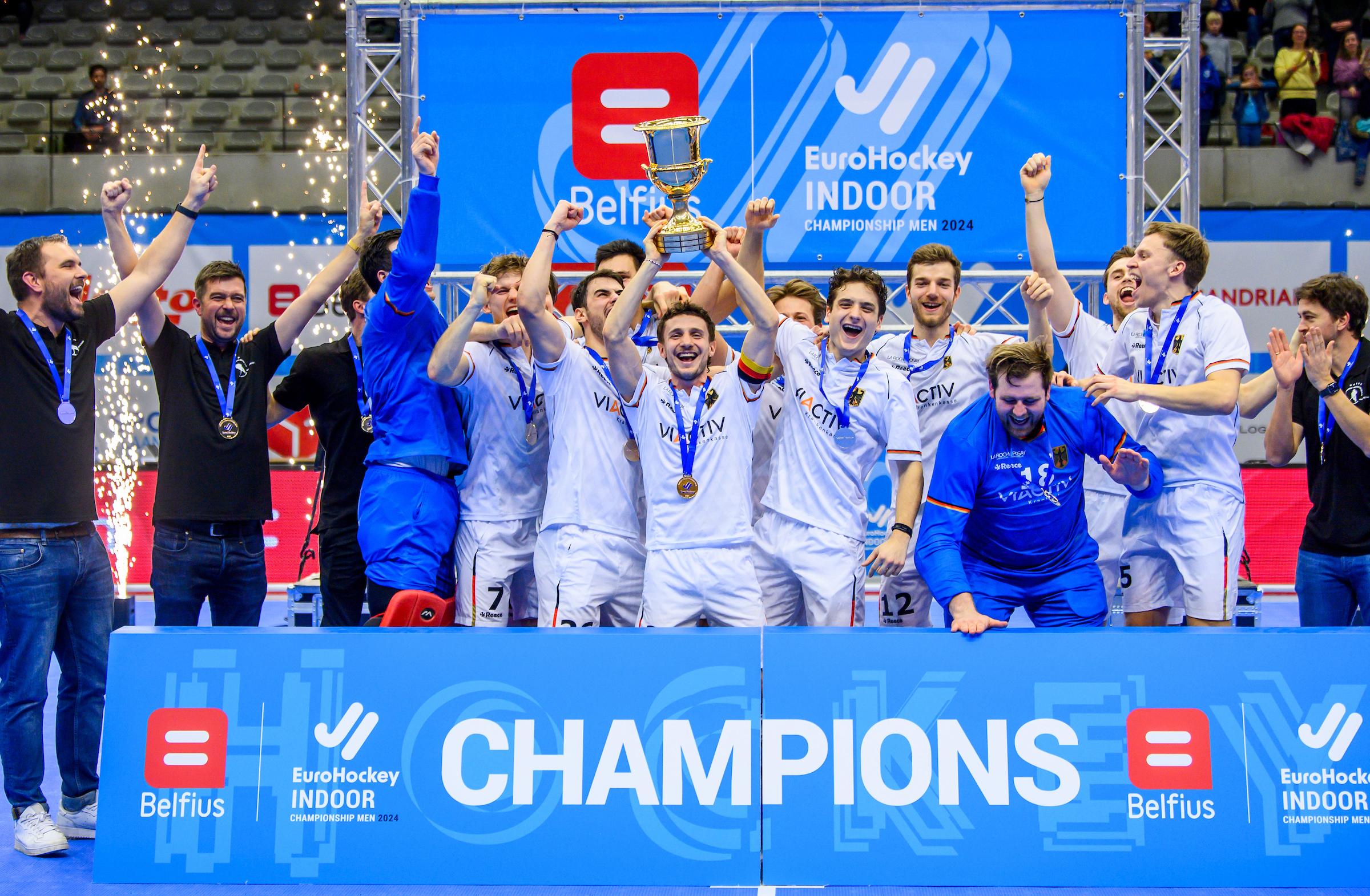 Germany the men’s European indoor champions for 17th time